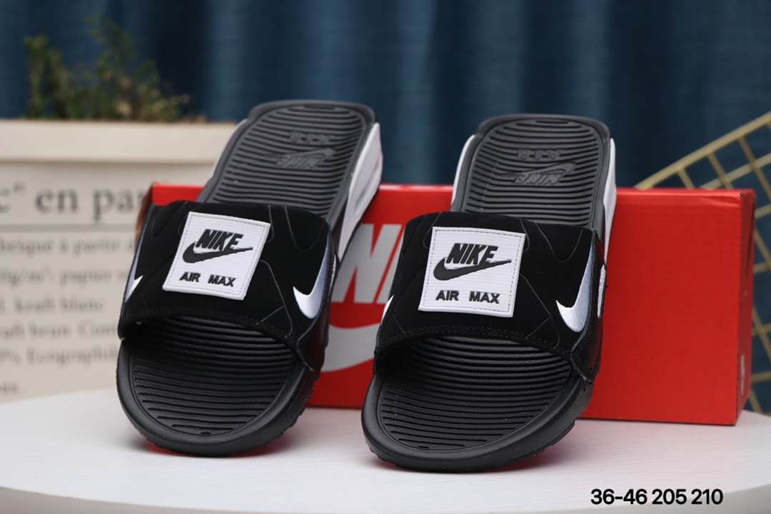 Nike Air Max 90 Slide Black White